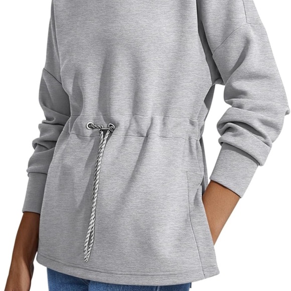 NEVER BEEN WORN!! ANRABESS Womens Turtleneck Lightweight Top with Drawstring - Picture 4 of 8